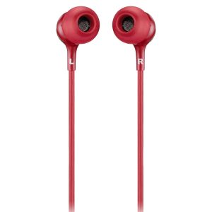 JBL Live 100 In-Ear Headphones with In-Line Microphone and Remote - Red - Image 3