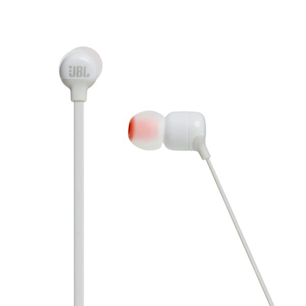JBL Tune 110BT in-Ear Wireless Headphones - Gray - T110BTWHT - Image 2