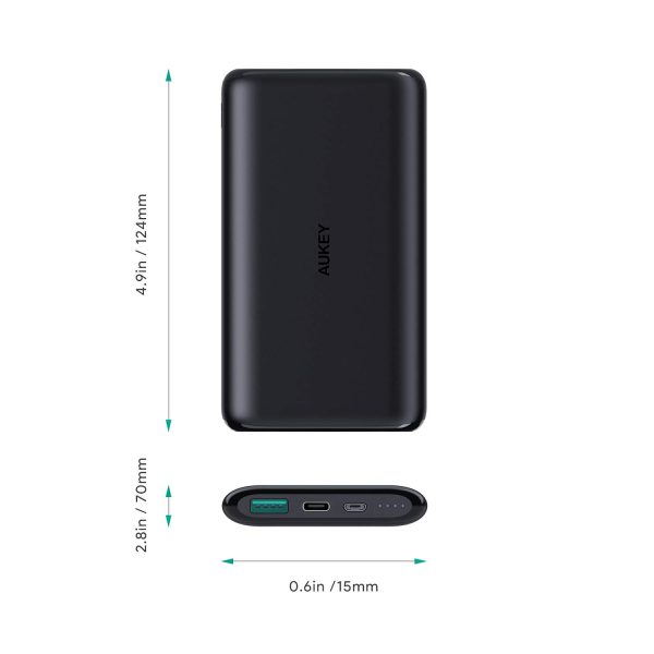 AUKEY USB C Power Bank, 10000mAh Portable Power Bank - PB-XN10 - Image 2