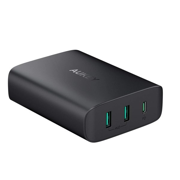 AUKEY USB C Charger with 60W Power Delivery 3.0 & Dual Port USB Charger - PA-Y12 - Image 7