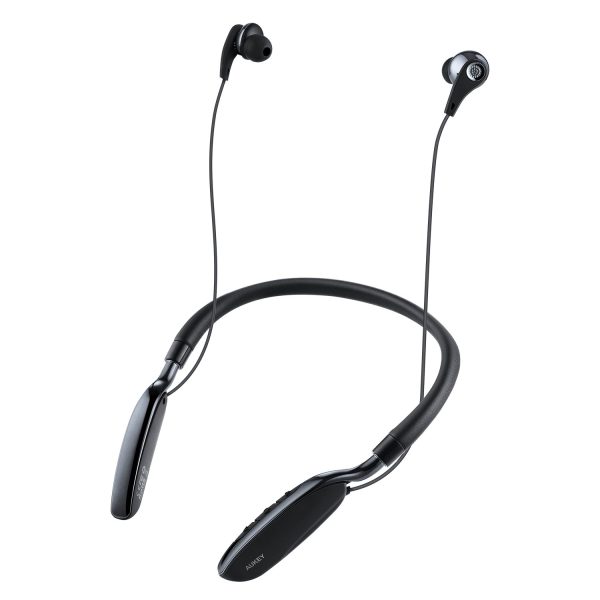 AUKEY Bluetooth Headphones, Active Noise-Canceling Earbuds with 20-Hour Playtime and Built-in Mic - EP-B48 - Image 1