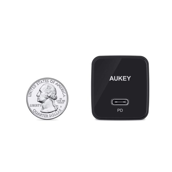 AUKEY USB C Charger with 18W Power Delivery 3.0, Ultra-Compact USB C Wall Charger - PA-Y18 - Image 2