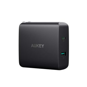 AUKEY USB C Charger with 56.5W Wall Charger, One 46W Power Delivery 3.0 & 5V / 2.1A Ports USB Wall Charger - PA-Y10