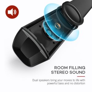 Soundbar 25" for TV Sound bar Wired & Wireless Bluetooth 4.2 Speakers by Taotronics - TT-SK017 - Image 3