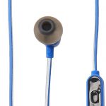 JBL Reflect Mini In-Ear Headphones 3.5mm Stereo Wired Sweatproof Earbud with 1 Button Remote and Mic - Blue - REFMINIBLU