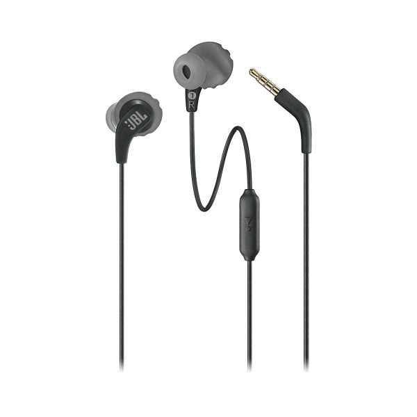 JBL Endurance RUN Sweatproof Sports In-Ear Headphones with One-Button Remote and Microphone (Black) - Image 5