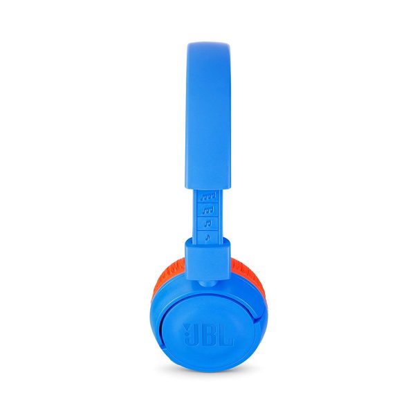 JBL Kids On-Ear Wireless Headphones Safe Sound Technology (Blue/Orange) - JR300BT - Image 2