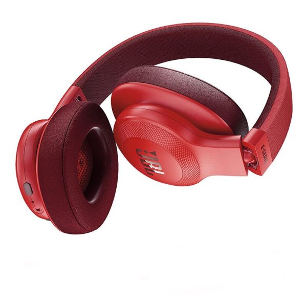 JBL Over-Ear Wireless Headphones Red- E55BT - Image 4