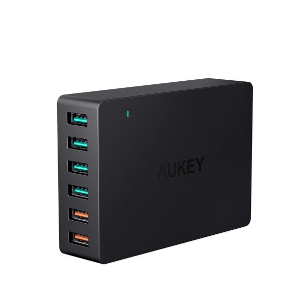 AUKEY Quick Charge 3.0 60W USB Charger with 6-Port USB Charging Station - PA-T11 - Image 1