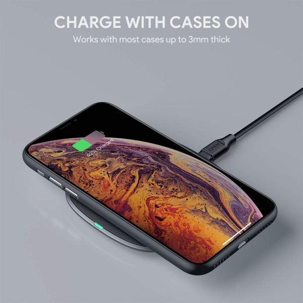 AUKEY USB C Wireless Fast Charger, 10W Qi Wireless Charging Pad - LC-Q6 - Image 8