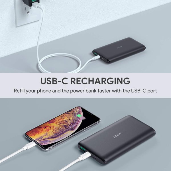 AUKEY USB C Power Bank, 10000mAh Portable Power Bank - PB-XN10 - Image 5
