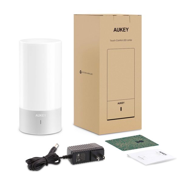 AUKEY Table Lamp, Touch Sensor Bedside Lamps + Dimmable Warm White Light - LT-T6 - Image 5
