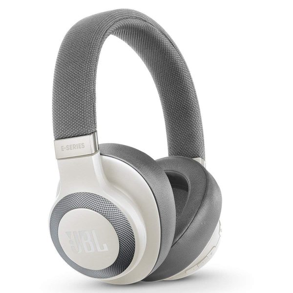 JBL Lifestyle Over-Ear Bluetooth Noise-canceling Headphones - White- E65BTNC - Image 1