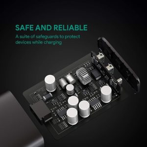 AUKEY USB C Charger with 60W Power Delivery 3.0 & Dual Port USB Charger - PA-Y12 - Image 5