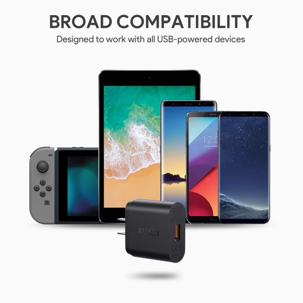 AUKEY Quick Charge 3.0 18W USB Wall Charger - PA-T9 - Image 7