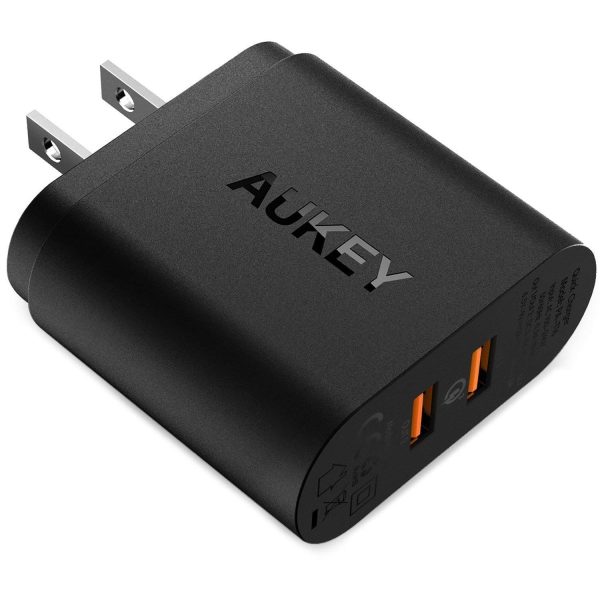 AUKEY Quick Charge 3.0 USB Wall Charger & Dual Ports - PA-T16 - Image 1