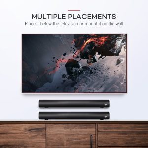 Soundbar 25" for TV Sound bar Wired & Wireless Bluetooth 4.2 Speakers by Taotronics - TT-SK017 - Image 6