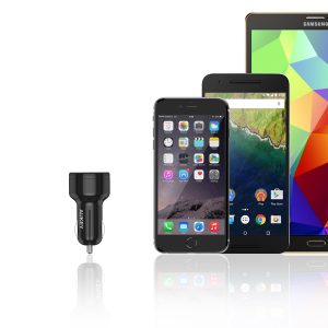 AUKEY Car Charger with Quick Charge 3.0 & 2 USB Ports - CC-T11 - Image 5