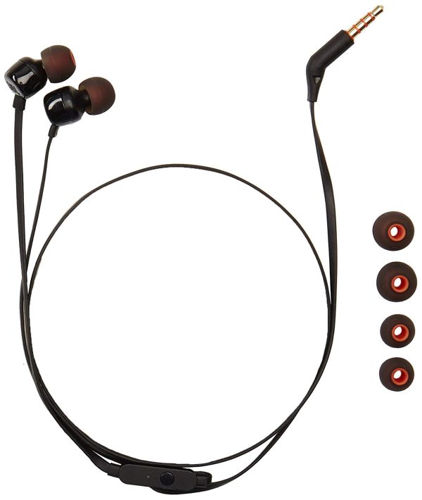 JBL Tune 110 in Ear Headphones Black - Image 3