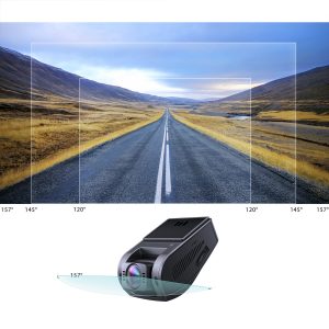 AUKEY 4K Dash Cam with 6-Lane Wide-Angle Lens Dashboard Camera Recorder with HDR, Loop Recording, G-Sensor, and Additional 2-Port USB Car Charger - DR02J - Image 5