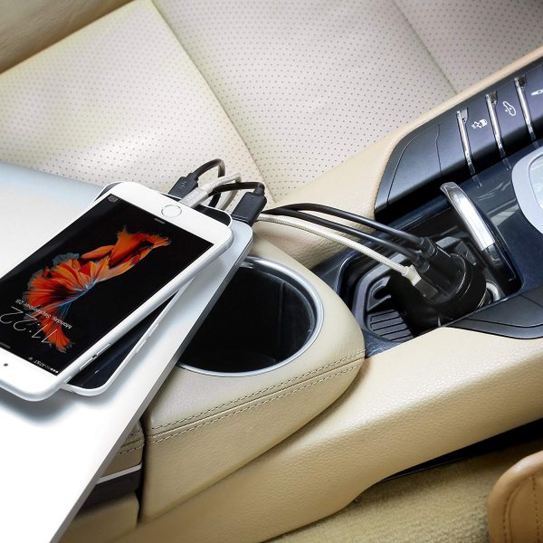 AUKEY Car Charger with Quick Charge 3.0 & 2 USB Ports - CC-T11 - Image 9