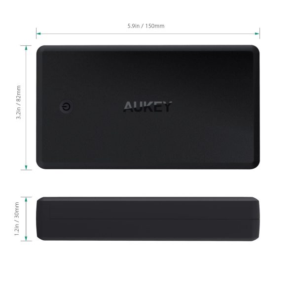 Aukey V2 30000mAh Qualcomm Quick Charge 3.0 Power Bank USB C Power Delivery PD 2.0 - PB-Y7 - Image 3
