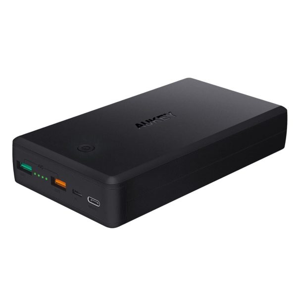 Aukey V2 30000mAh Qualcomm Quick Charge 3.0 Power Bank USB C Power Delivery PD 2.0 - PB-Y7 - Image 1