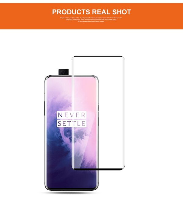 HTB1SGunbCWD3KVjSZSgq6ACxVXap OnePlus 7 Pro 3D Glass Protector Full Glue Edge to Edge Tempered - Black - Image 4