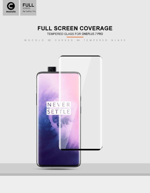 HTB1UEh_akxz61VjSZFrq6xeLFXak OnePlus 7 Pro 3D Glass Protector Full Glue Edge to Edge Tempered - Black - Image 5