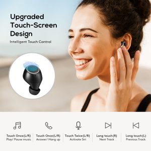 MPOW T6 True Wireless Earbuds Upgraded Version with 3D Hifi Sound, CVC 8.0 Noise Cancellation 19 Hour Battery - Image 6