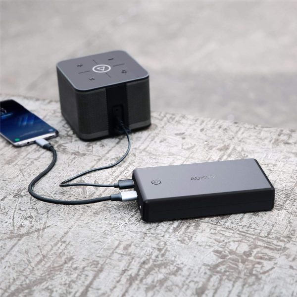 Aukey V2 30000mAh Qualcomm Quick Charge 3.0 Power Bank USB C Power Delivery PD 2.0 - PB-Y7 - Image 6