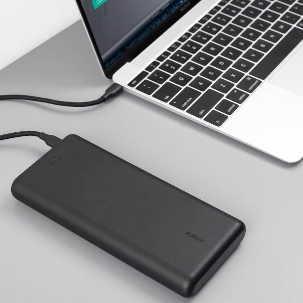 Aukey 63W 26800mAh Power Delivery 3.0 USB C Power Bank With Quick Charge 3.0 - PB-XD26 - Image 3