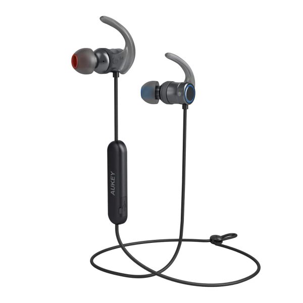 Aukey Magnetic Wireless Bluetooth Sport Earbuds with aptX - EP-B67 - Image 1