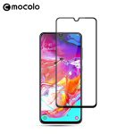 Galaxy A70 3D Glass Protector Full Glue Edge to Edge Tempered - Black