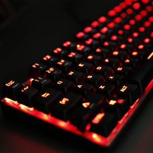 AUKEY Mechanical Keyboard Blue Switch, 104-Key RGB Backlit Gaming Keyboard with Customizable Lighting Effects, Aluminium USB Wired Keyboard - KM-G3 - Image 3