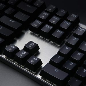 AUKEY Mechanical Keyboard Blue Switch, 104-Key RGB Backlit Gaming Keyboard with Customizable Lighting Effects, Aluminium USB Wired Keyboard - KM-G3 - Image 9