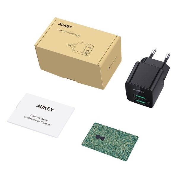 Aukey Mini Dual Port Wall Charger - PA-U32 - Image 7