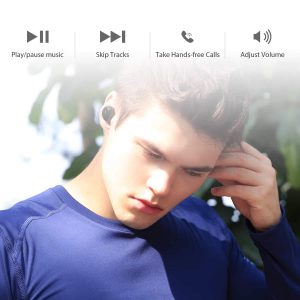 Aukey TWS True Wireless Stereo Earbuds With Charging Case - EP-T1 - Image 9