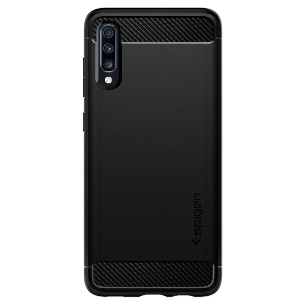51pkmdMHBvL._SL1000_ Spigen Samsung Galaxy A70 Rugged Armor Matte Black - Image 5