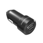 USB C & USB A Fast Car Charger by RAVPower for iPhone, Samsung & other Smartphones - RP-PC022 - Black