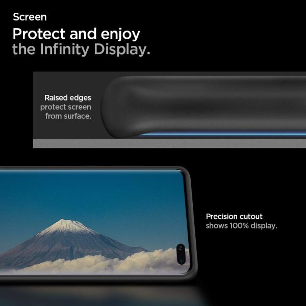 Galaxy S10 Plus Case Silicone Fit by Spigen - Black - 606CS25783 - Image 7