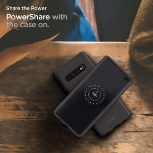 Galaxy S10 Plus Case Silicone Fit by Spigen - Black - 606CS25783 - Image 6