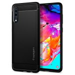 Spigen Samsung Galaxy A70 Rugged Armor Matte Black