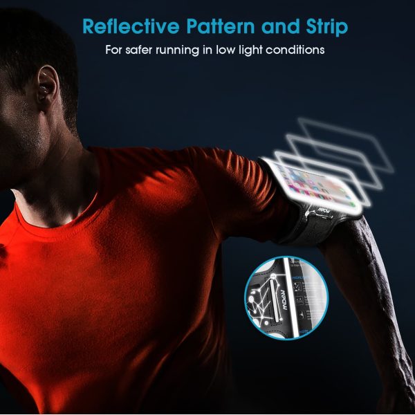 mppa156ab_b5__v01_18_lXQwi Universal Arm Band by MPOW Neoprene Fabric - Black - MPPA156AB - Image 6