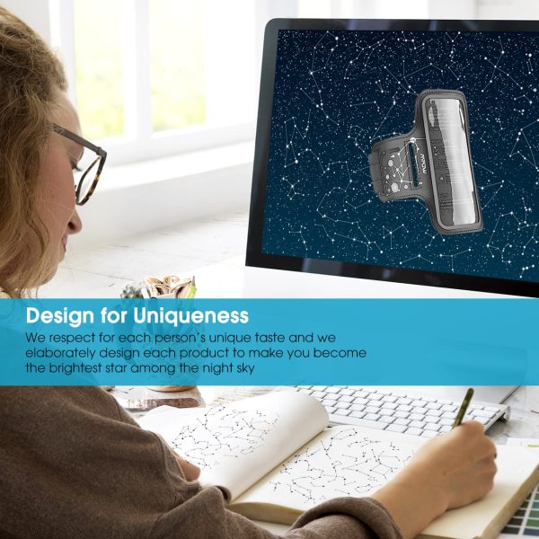 mppa156ab_b6__v01_18_Lkr6c Universal Arm Band by MPOW Neoprene Fabric - Black - MPPA156AB - Image 5