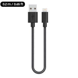 ravpower cable 0.2m lightning cable mfi certified