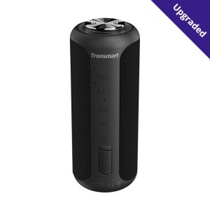 Tronsmart T6 Plus Upgraded Edition SoundPulse™ Portable Bluetooth Speaker 40W with Tri-Bass Effects, 6600mAh Powerbank, IPX6 Waterproof, TWS, NFC, 15H Playtime - Black