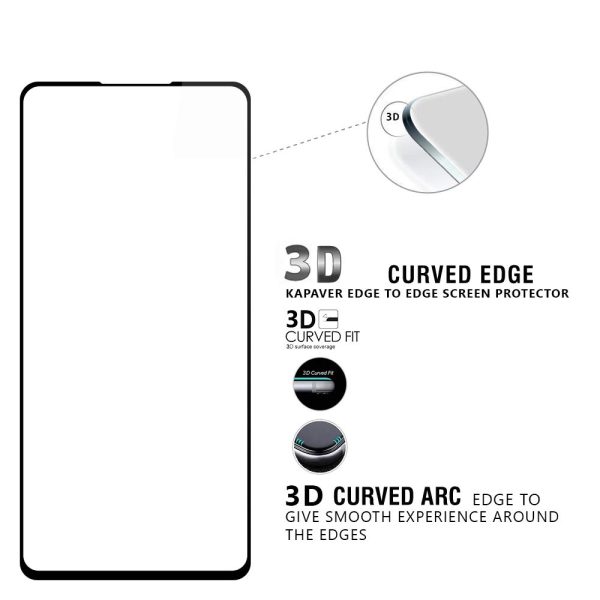 Mi 9T / Mi 9T Pro / Redmi K20 / Redmi K20 Pro 3D Tempered Glass Full Glue by KAPAVER - Image 5