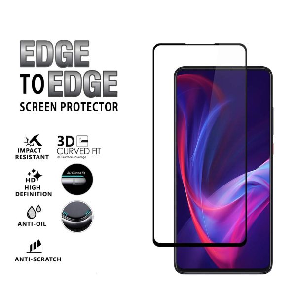 Mi 9T / Mi 9T Pro / Redmi K20 / Redmi K20 Pro 3D Tempered Glass Full Glue by KAPAVER - Image 2