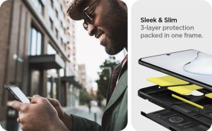tough armor note 10 spigen black